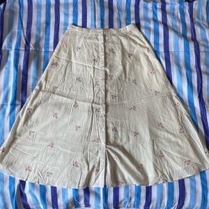 Cleobella long/midi flower print skirt.